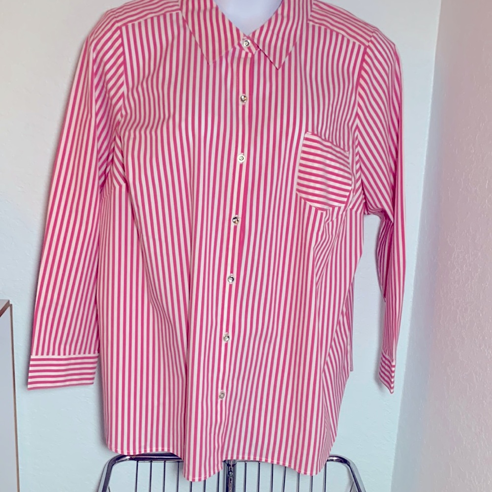 Women’s Denim & Co Striped Blouse